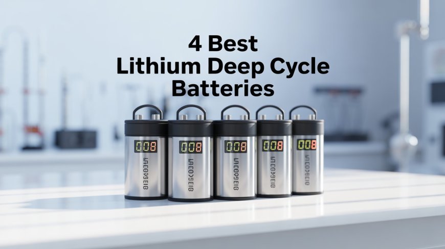 4 Best Lithium Deep Cycle Batteries: The Ultimate Solution