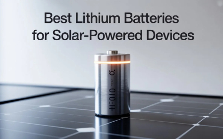 Best Lithium Batteries for Solar-Powered Devices: Your Guide to Reliable Solar Storage