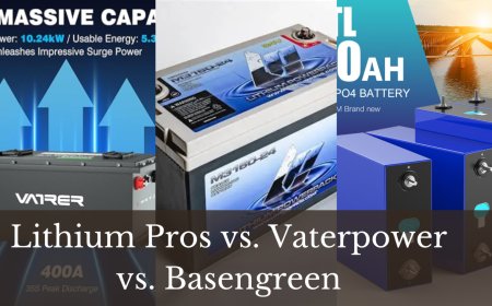 Lithium Pros vs. Vaterpower vs. Basengreen: Which Batteries Last Longer and Charge Faster?